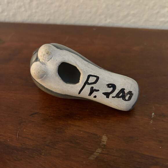 Vintage Tonala Ceramic Mexican Bird Hand Painted Beautiful Figurine Folk Art - Picture 7 of 7